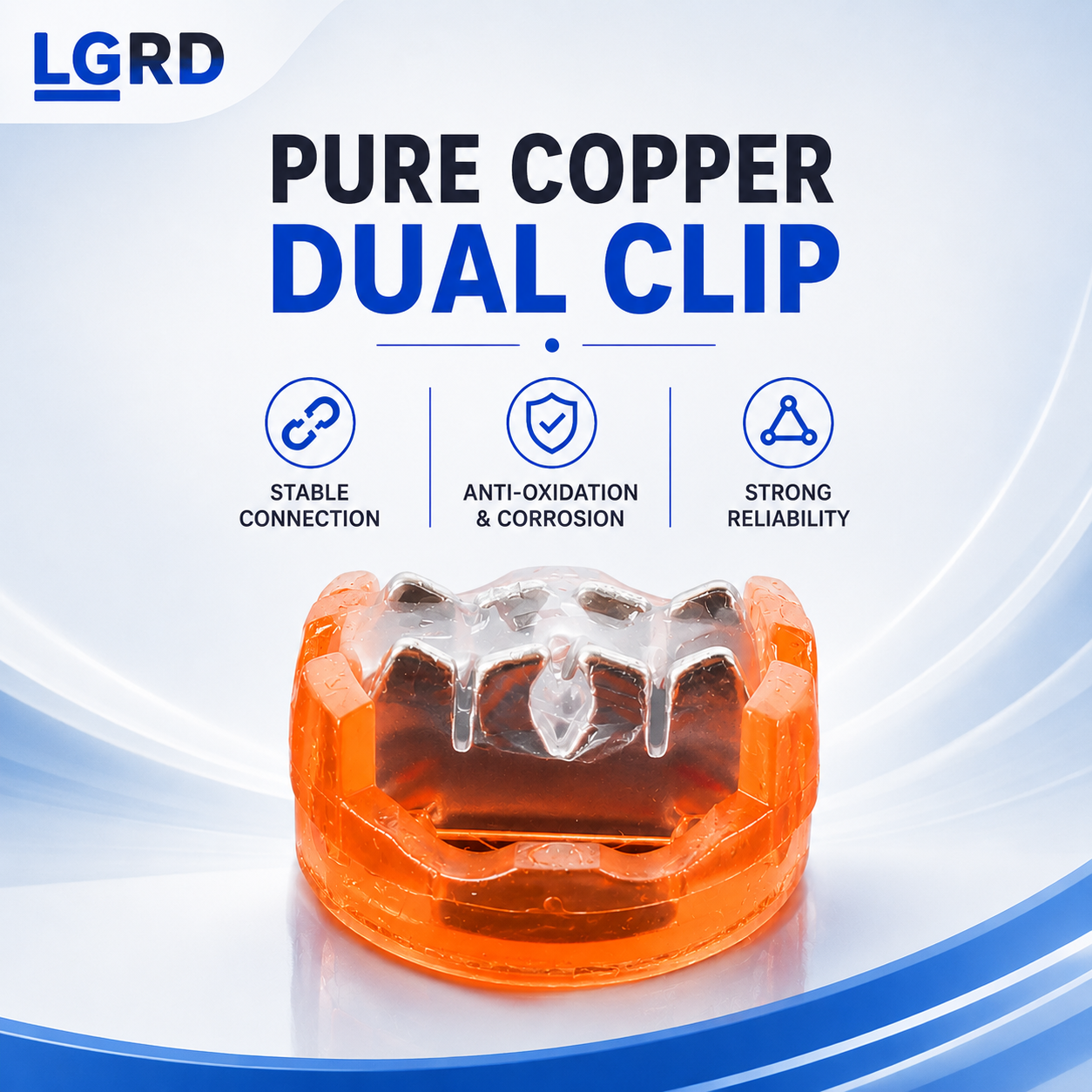 LGRD K2 Insulated Wire Connectors, 27PCS & 57PCS Crimp Splicing Terminals, Reliable Compact for Automotive Wiring Home Telephone Network Cable Repair