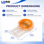 LGRD K2 Insulated Wire Connectors, 27PCS & 57PCS Crimp Splicing Terminals, Reliable Compact for Automotive Wiring Home Telephone Network Cable Repair