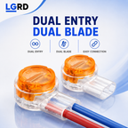 LGRD K2 Insulated Wire Connectors, 27PCS & 57PCS Crimp Splicing Terminals, Reliable Compact for Automotive Wiring Home Telephone Network Cable Repair